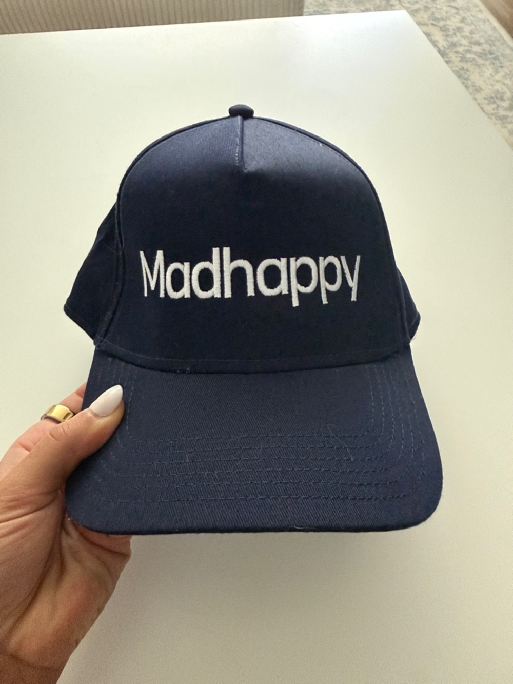 Madhappy Navy Blue Logo Baseball Cap
